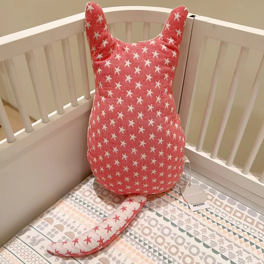 雅赞 【海豚 来福猫 恐龙】多功能 纯手工 抱枕 玩偶  安抚枕