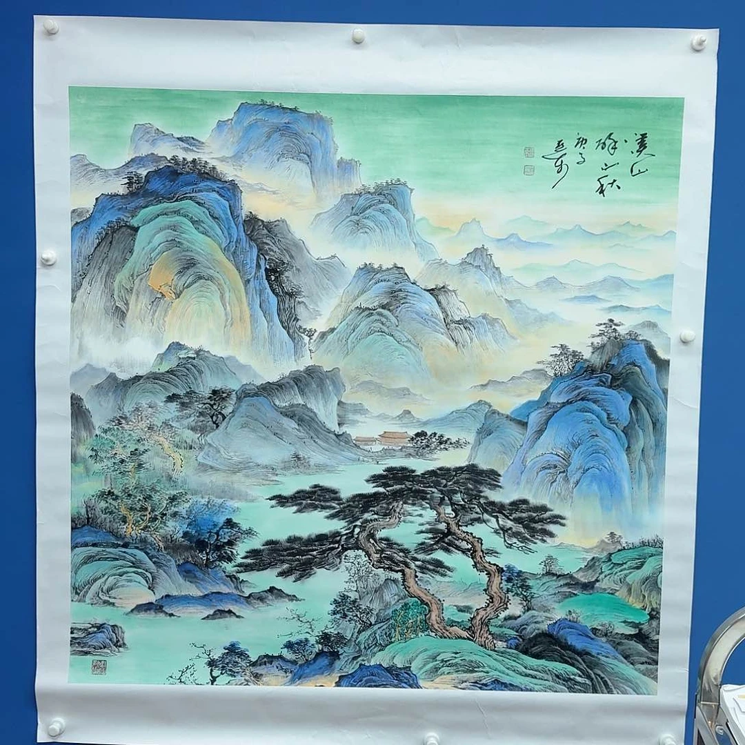 国画多次参加国内外大型