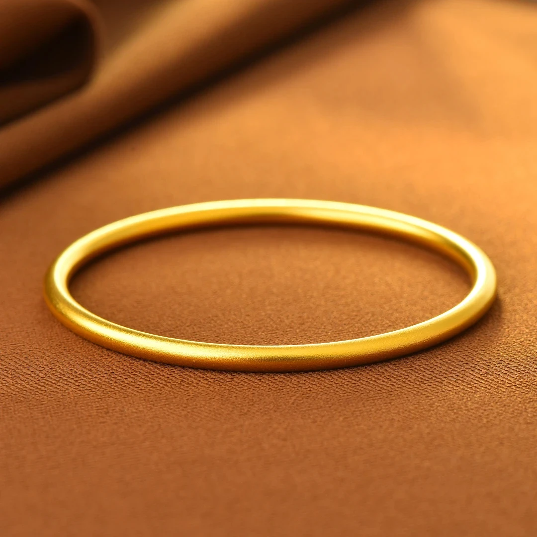 足银手镯  swan zeal古法传承实心素圈手镯经典