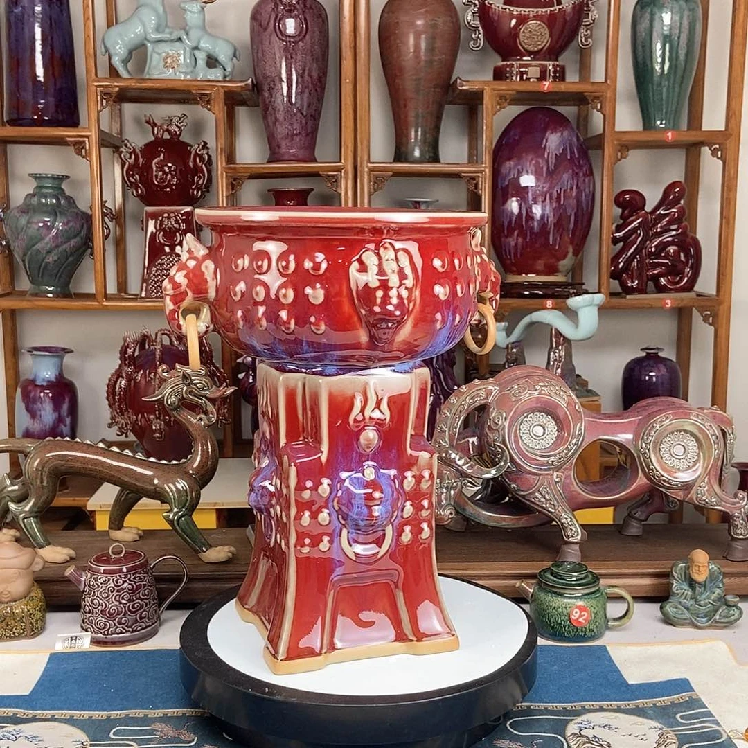 摆件五大名窑钧瓷018