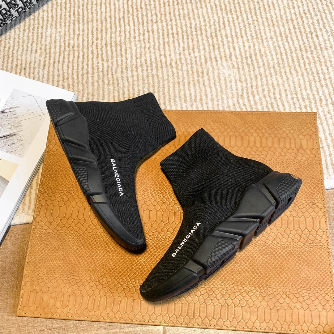 袜子鞋男袜靴青春潮流休闲风高帮休闲鞋纯色平跟春秋靴子高筒靴