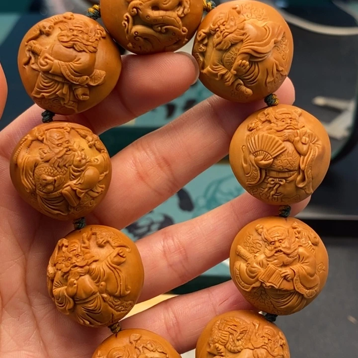 手串/手链橄榄核风景钟馗