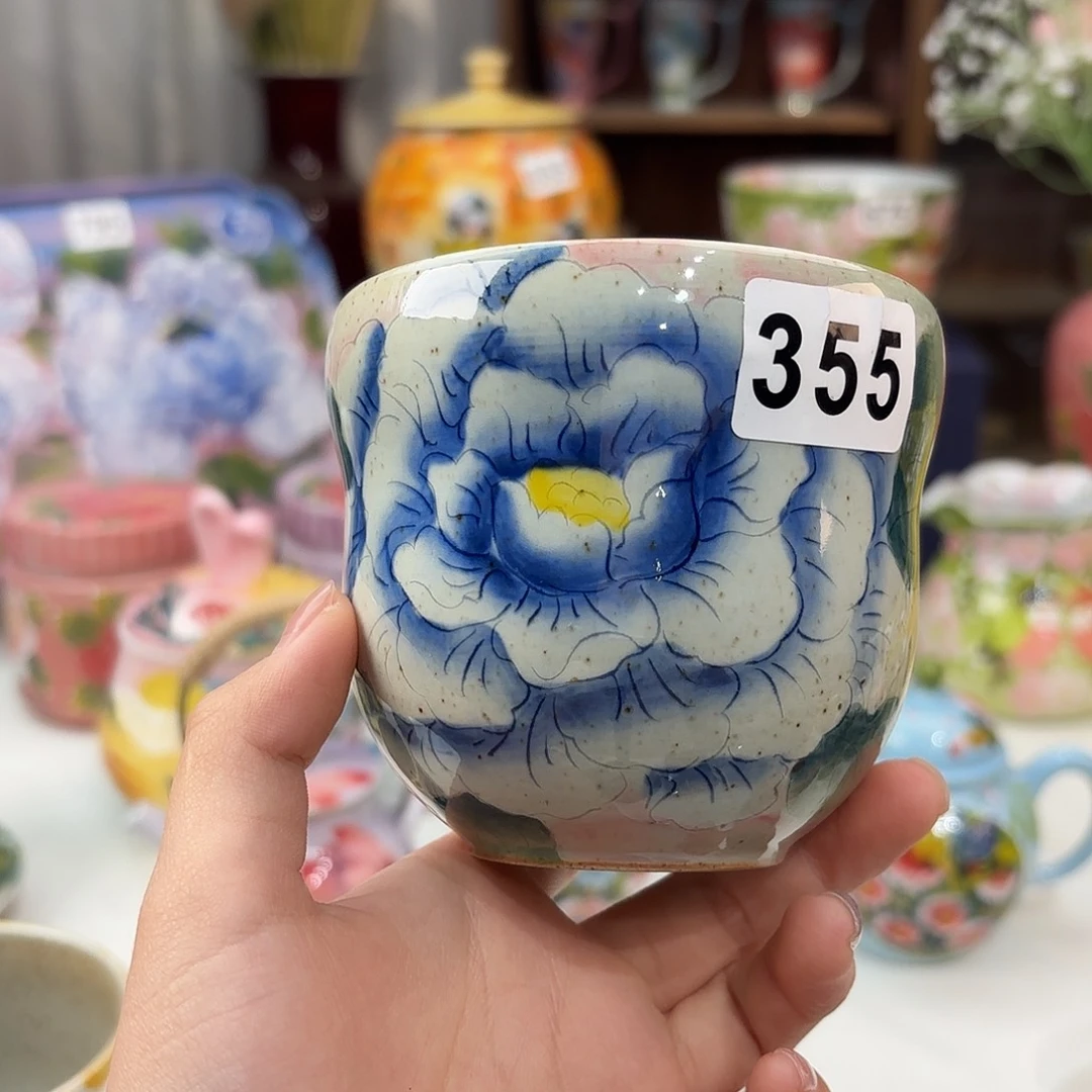 景德镇手绘高温釉下彩陶瓷茶具