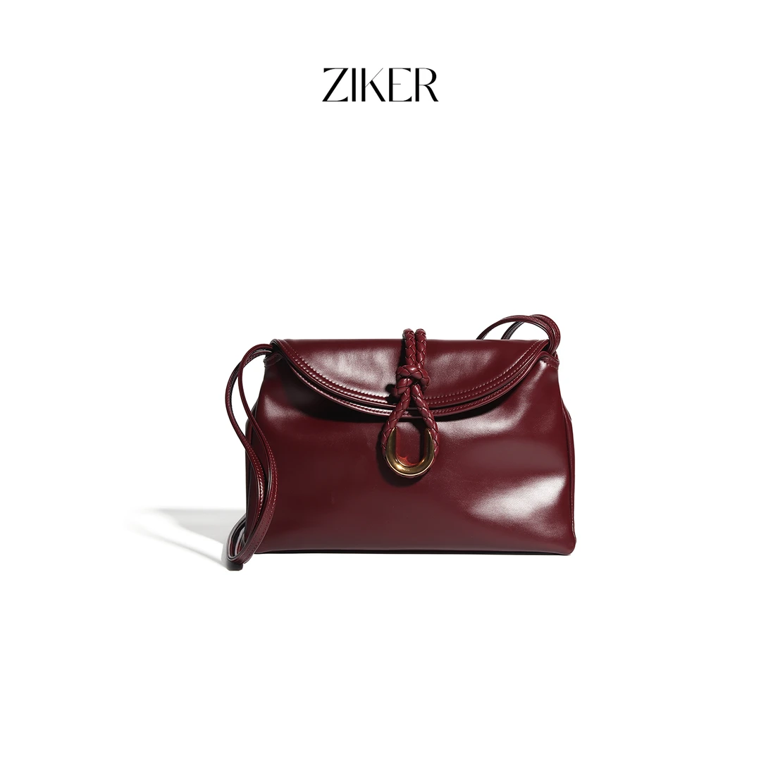 ZIKER｜BV牛皮编织信封包