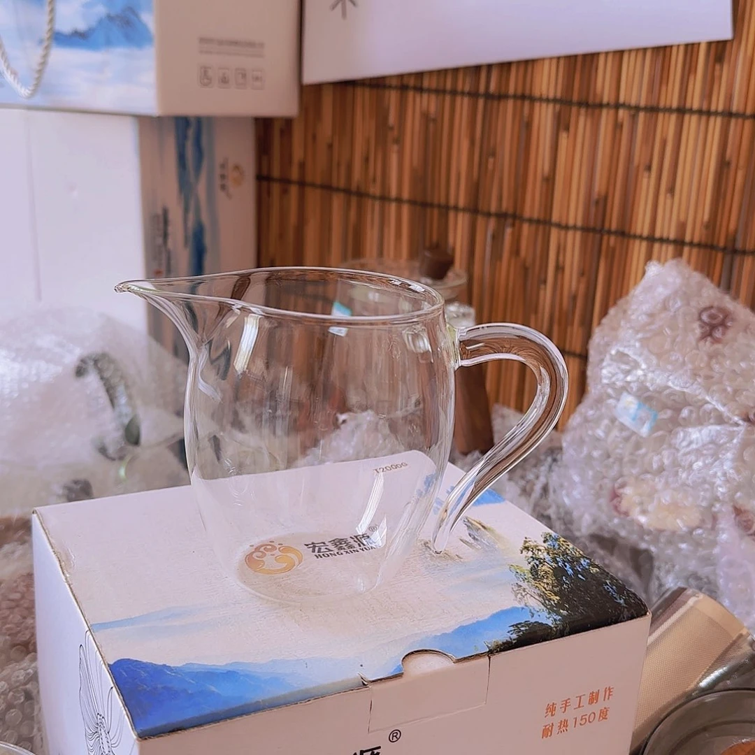 高硼硅玻璃茶水分离款瑕疵玲珑白6.6