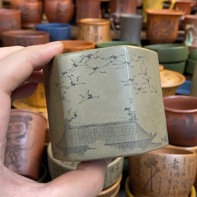 【闪购商品】紫砂杯子宜兴全手工紫砂杯