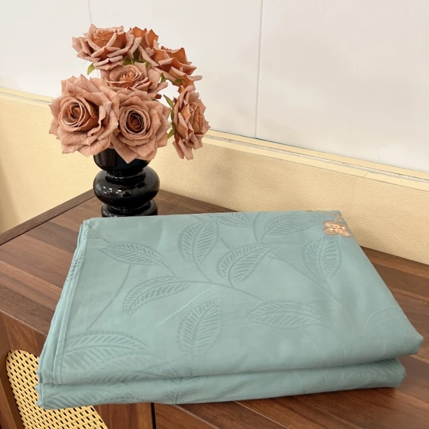 捡漏实体款 100支 100%全棉贡段提花丝滑质感纯色100%全棉四件套