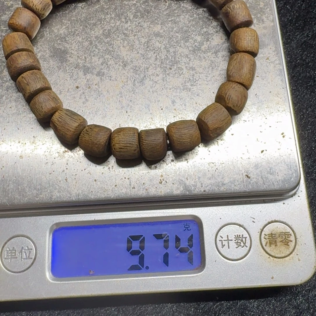 沉香沉香碎屑沉水随形珠9克加