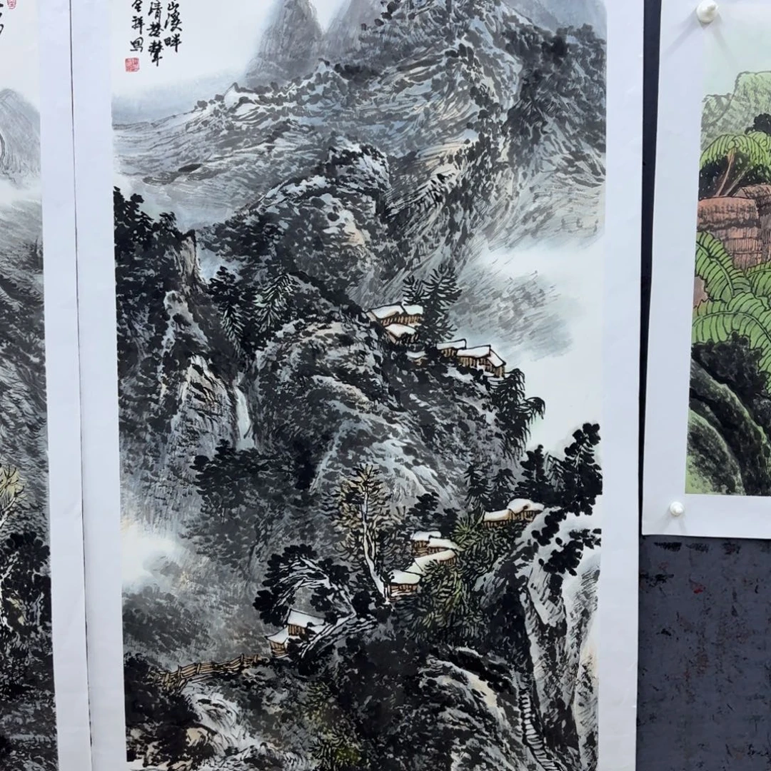 宾***生国画薛全香四尺李欣主播