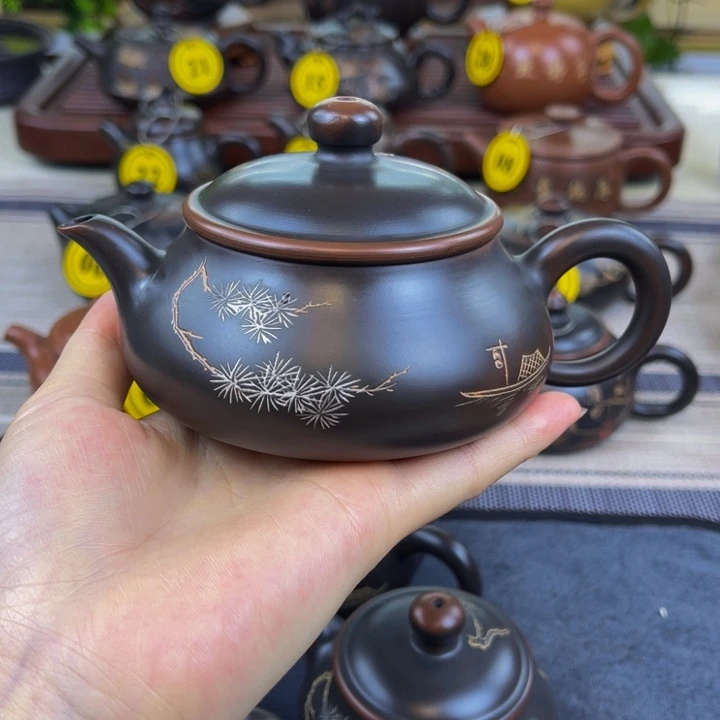 摆件鱼*鲜坭兴陶原矿坭料制作