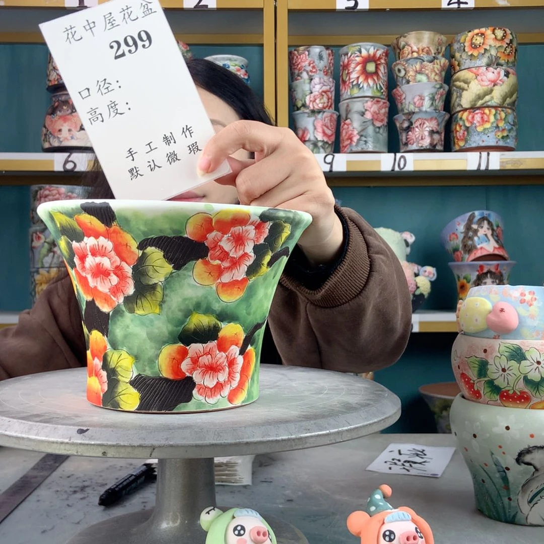 罐景德镇手工瑕疵299