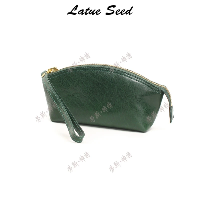 【A024墨绿】朱珠同款新品简约百搭时尚ins休闲手拿手挽女包20160