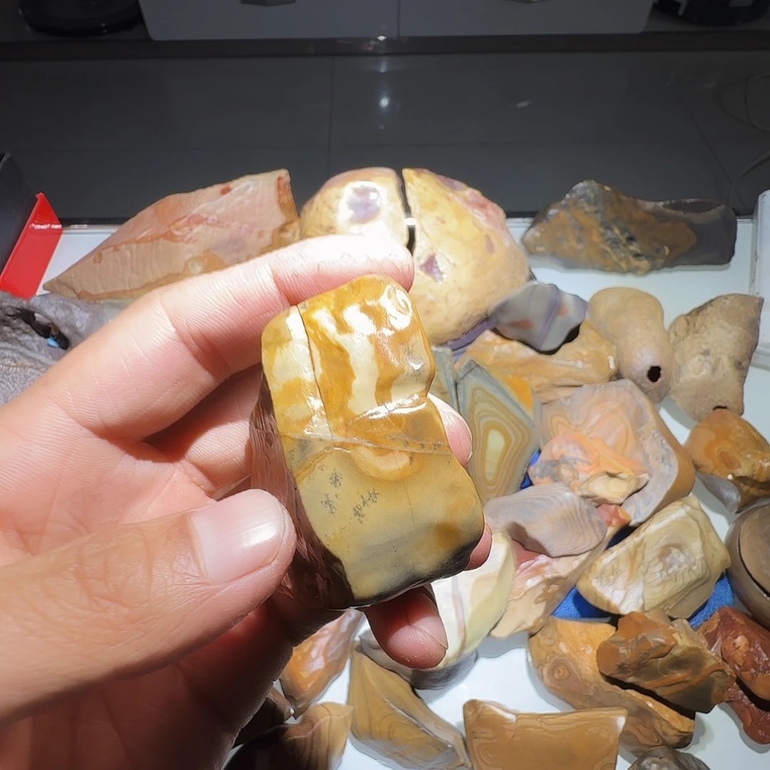 玛瑙/玉髓合金挂件