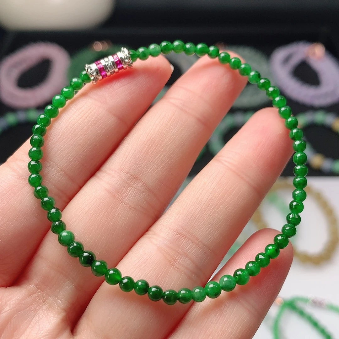 翡翠未镶嵌手链翡翠