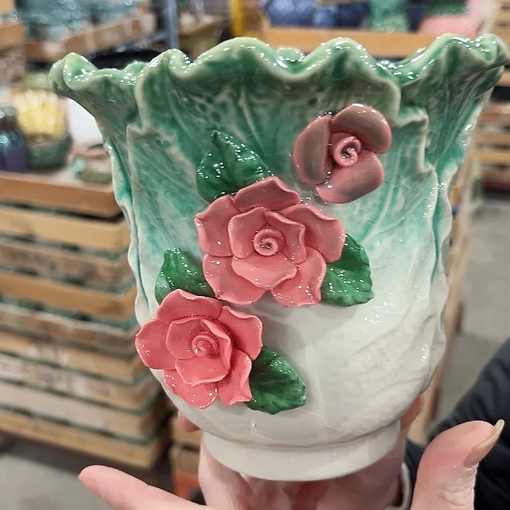 陶瓷陶瓷多肉植物花盆