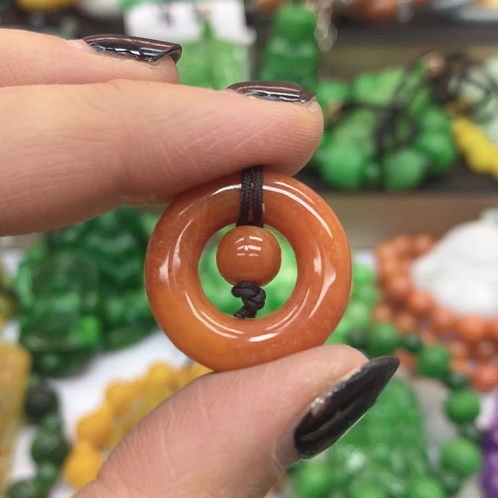 翡翠未镶嵌颈饰项链58