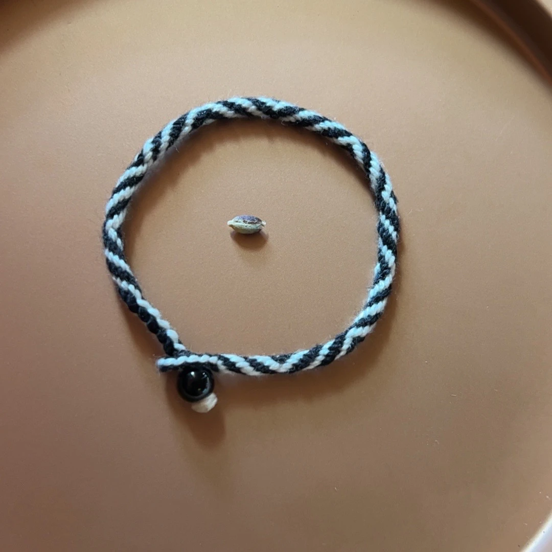 非金属布艺手链 情侣高原上的民族风礼物：黑色九眼不灭金刚绳