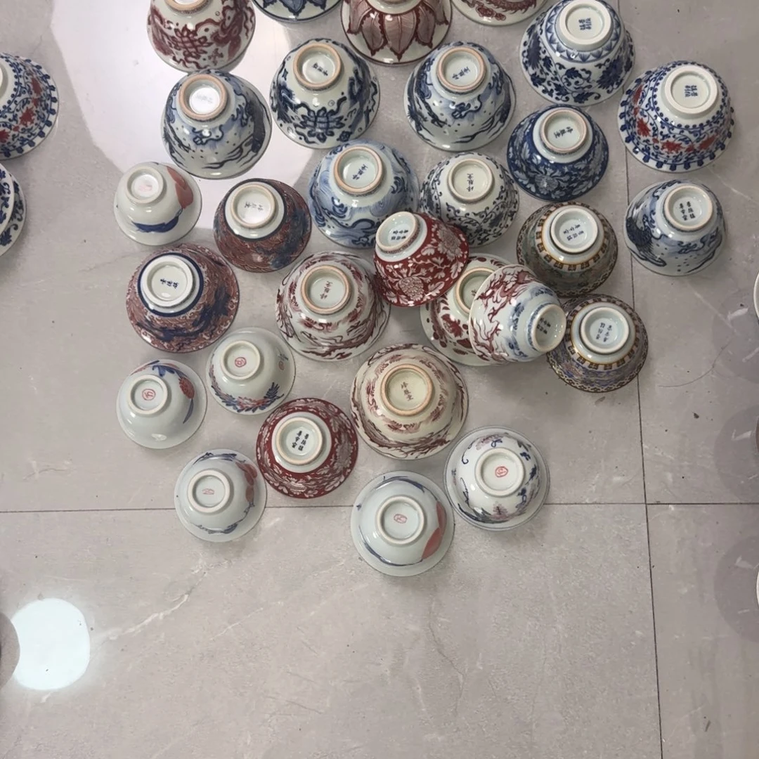 摆件M****g景德镇压手杯拍一发三十