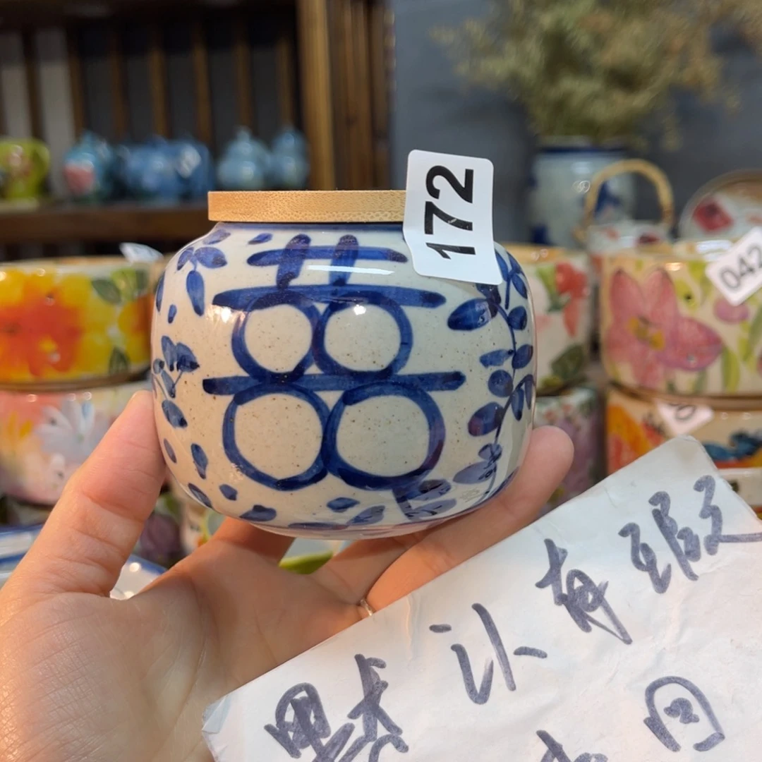 杯素浅陶瓷手工手绘