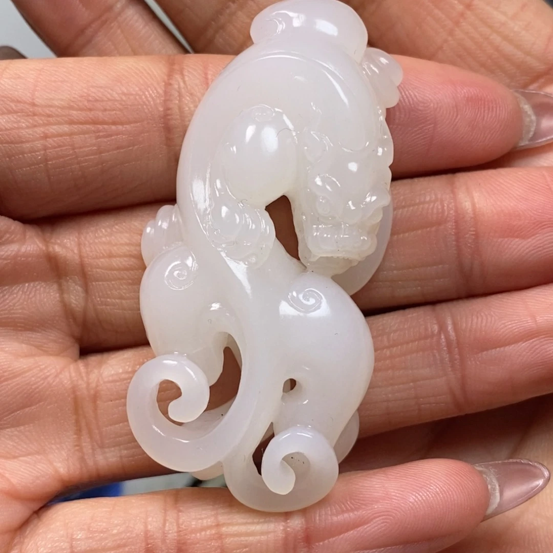 和田玉挂件未镶嵌李*铭