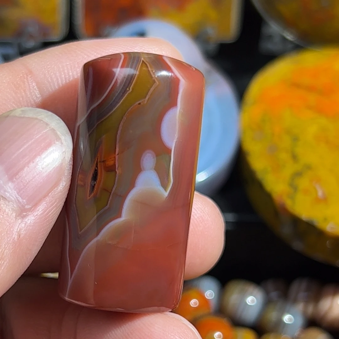 小****玛瑙/玉髓合金颈饰