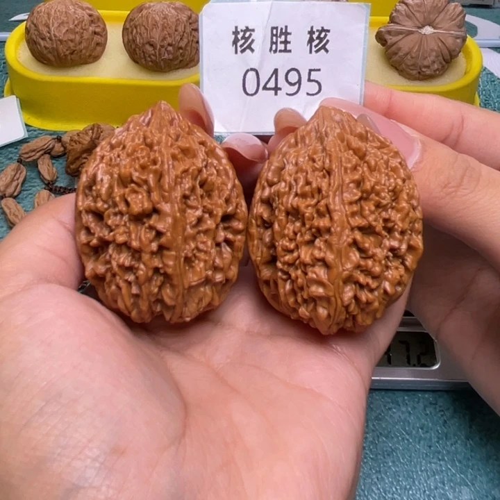 文玩核桃把件大蒜头36.0495
