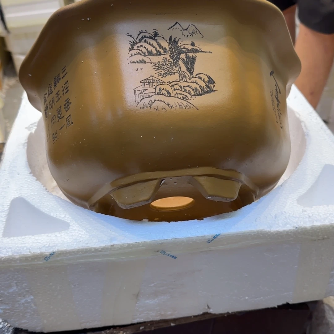 紫砂花盆口径27.15口径