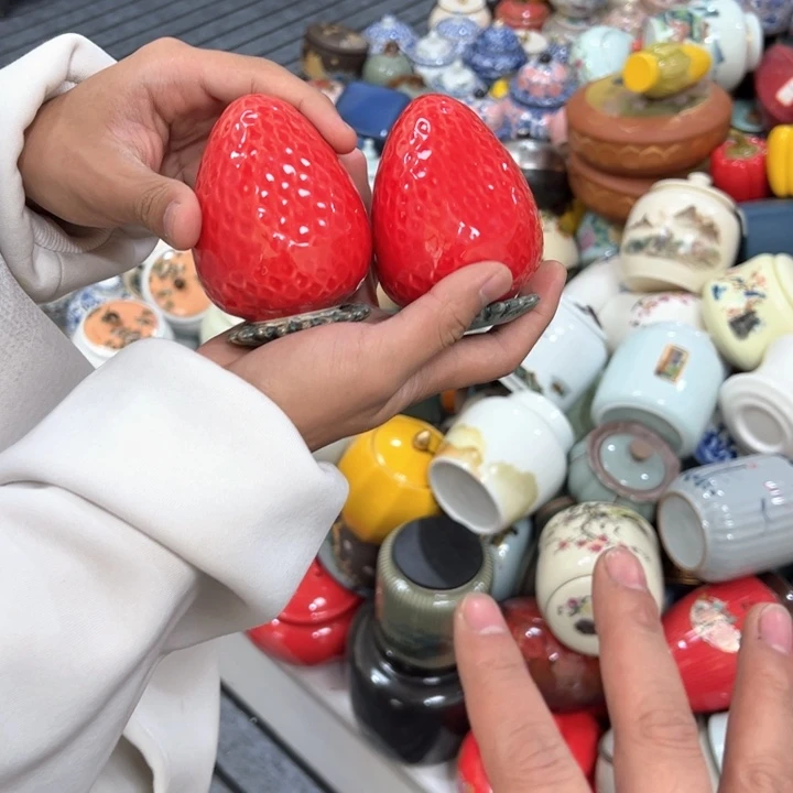 茶叶罐陶瓷家用储物罐轻微瑕疵品介意勿拍