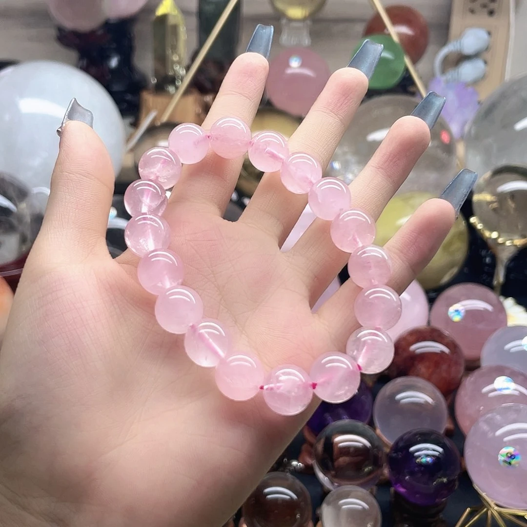 水晶珠宝半成品未镶嵌天然水晶手链