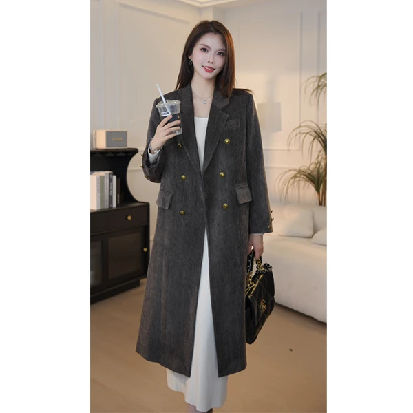 【张不碗的碗】2024年新款秋装小西装外套高端气质长款外套小西服