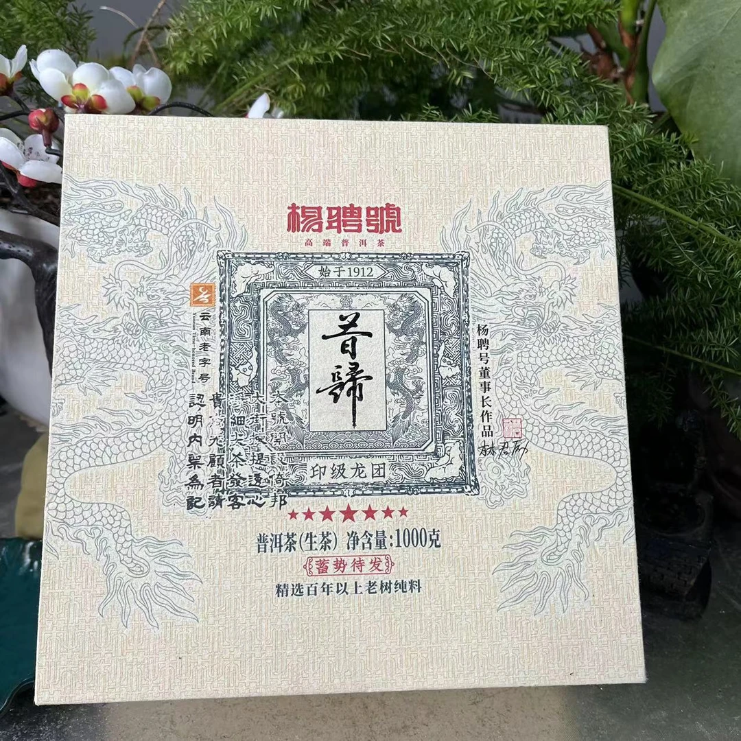 茶园世家杨聘号七星昔归印级龙团古树普洱沱茶1000g/沱生（6月9号）