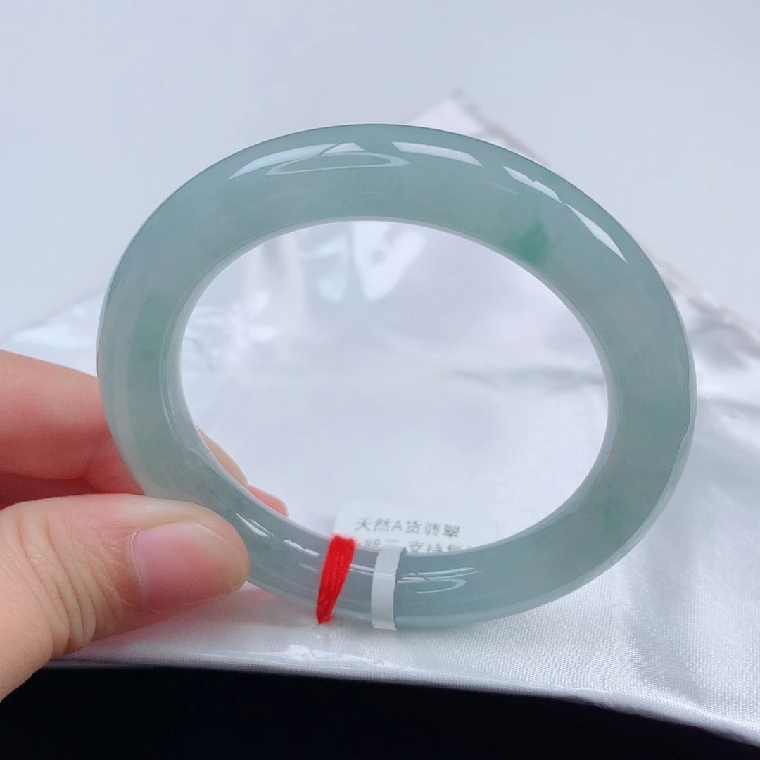 未镶嵌手镯翡翠53圆条