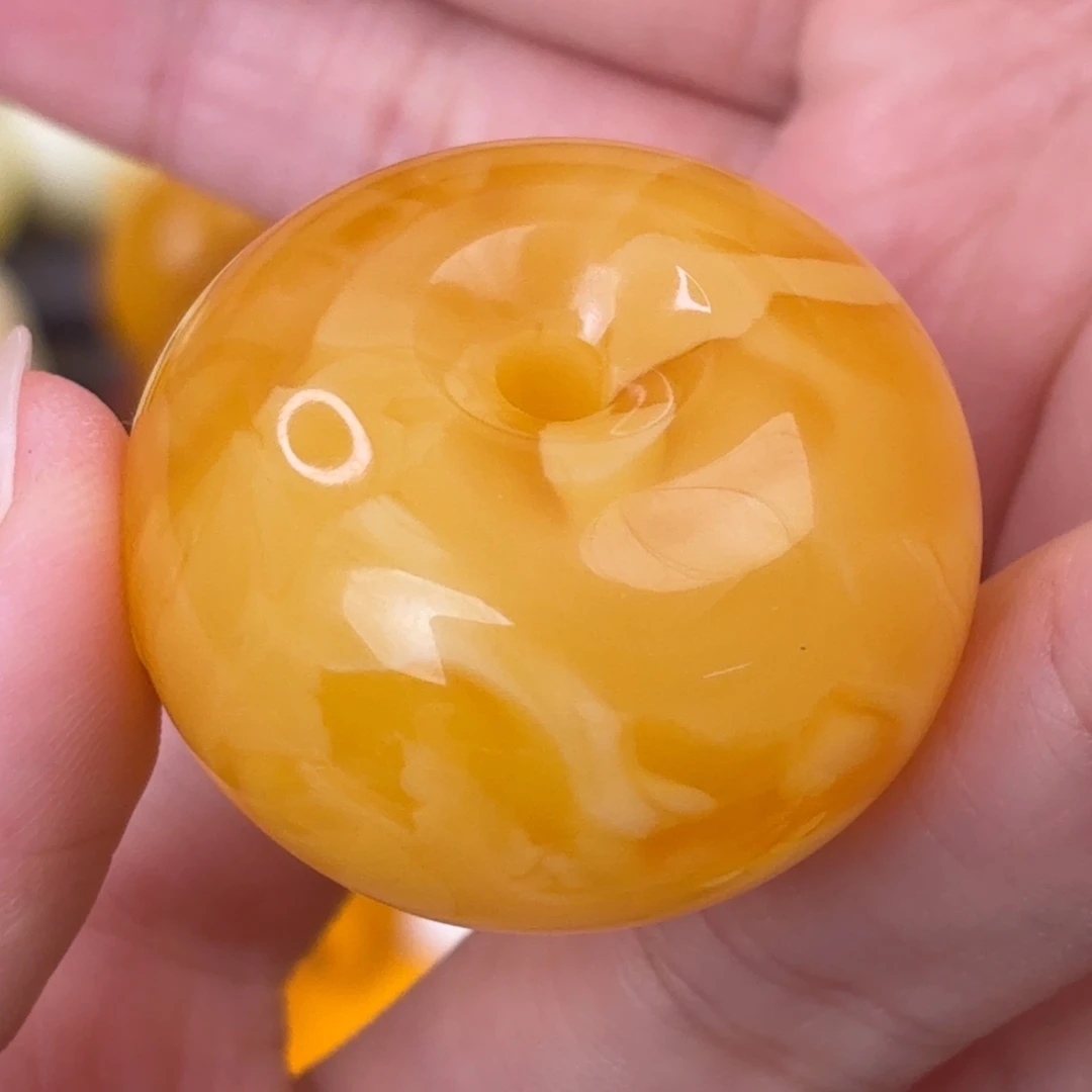 蜜蜡吊坠(不含链)未镶嵌妖孽扣子