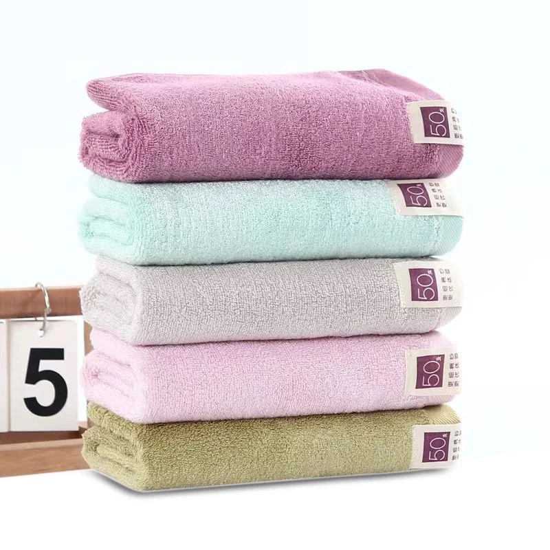 高端货纯棉竹纤维成人毛巾家用吸水35✖️75厘米柔软亲肤抑菌防异味