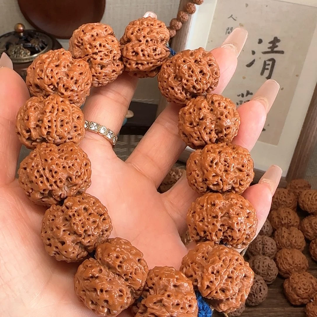 大***涛金刚菩提手串梁梅花