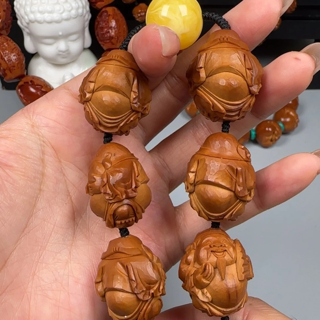 吊坠橄榄核财迷手持