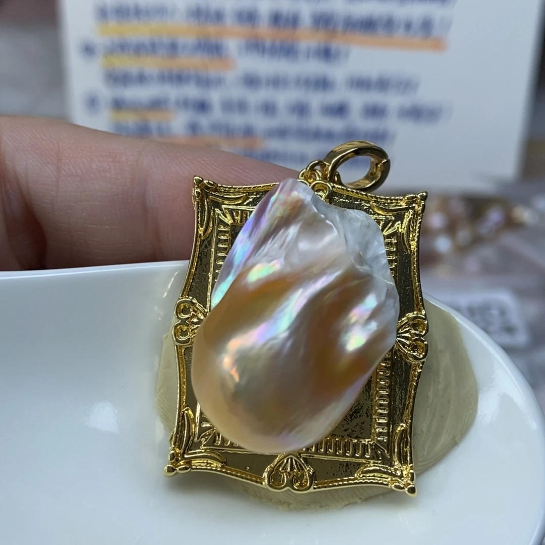 淡水珍珠吊坠(不含链)合金福利408