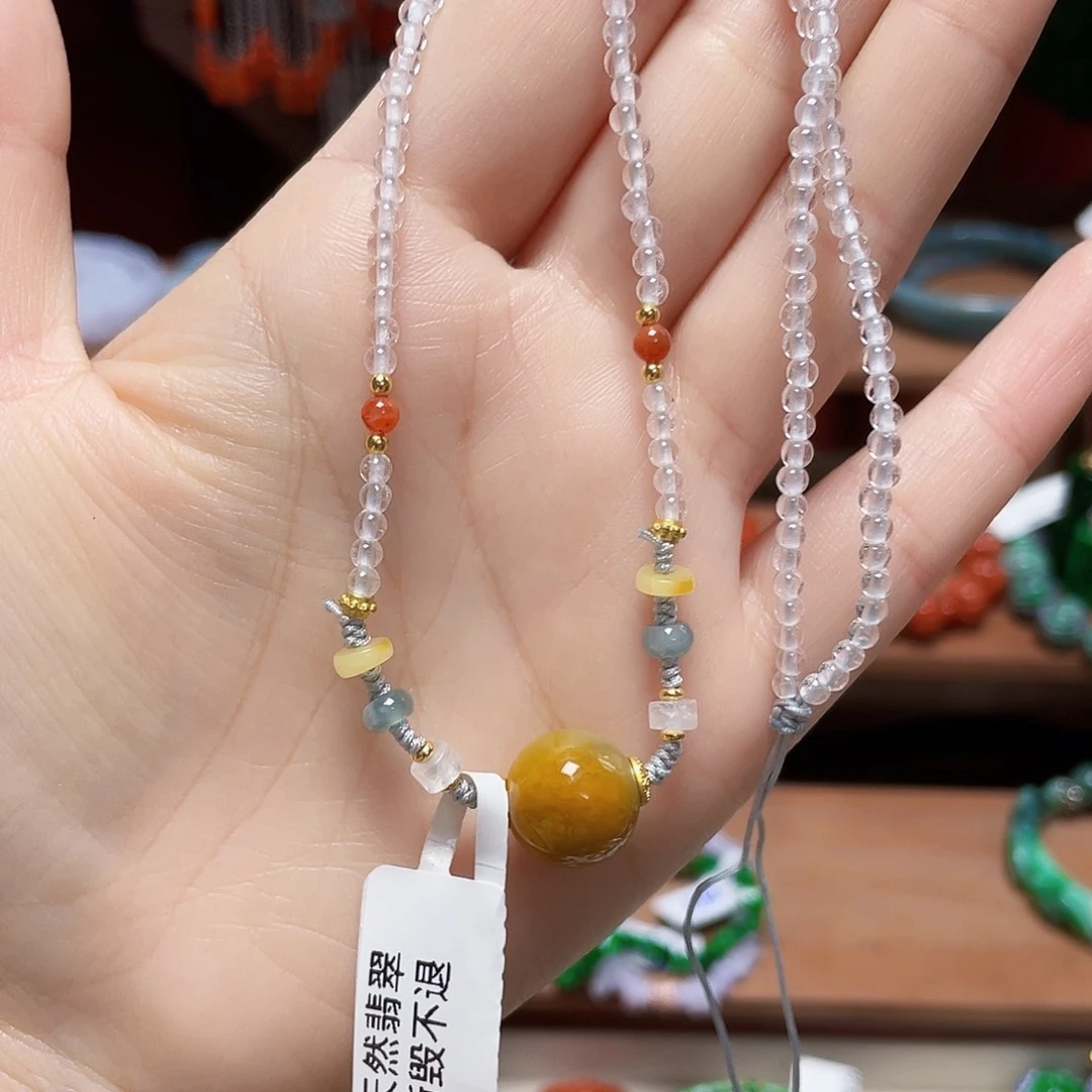 翡翠未镶嵌手链饰品