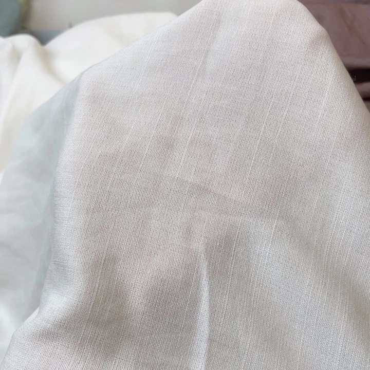 天丝（莱赛尔纤维）白色竹节麻2米