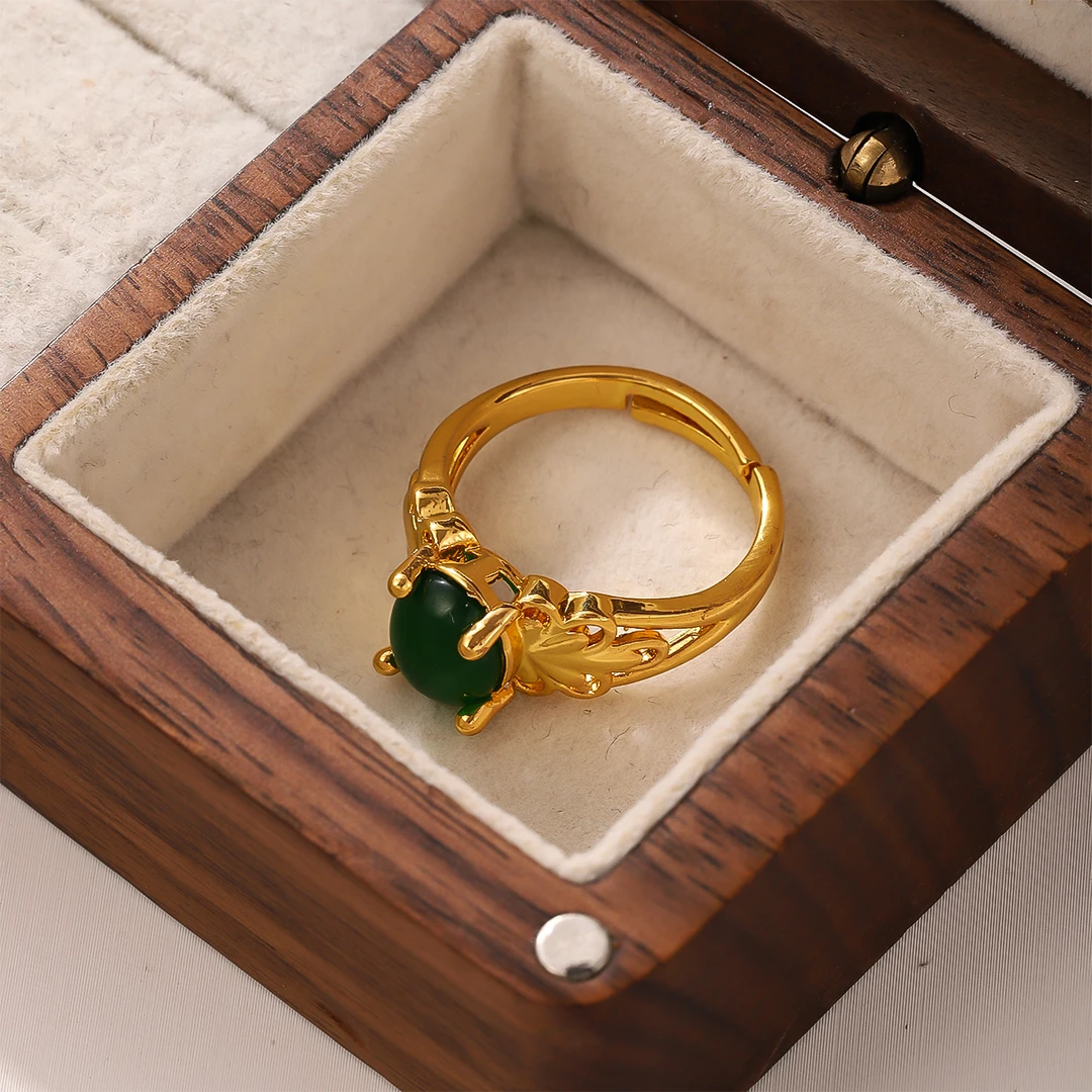 铜合金轻奢风时尚新款戒指ZB1004