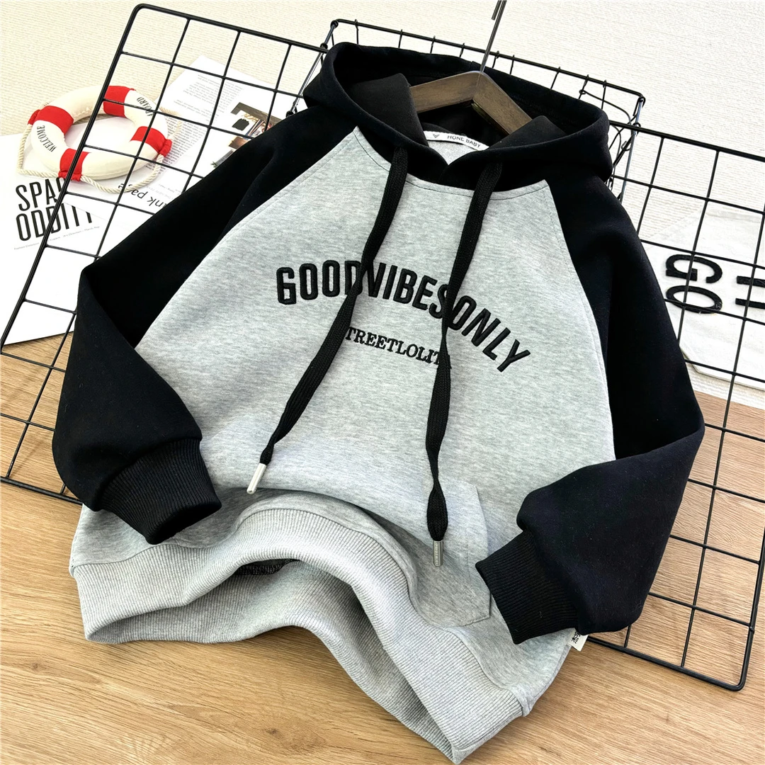 儿童卫衣上衣春秋男童洋气中大童外套儿童卫衣上衣春秋男童洋气