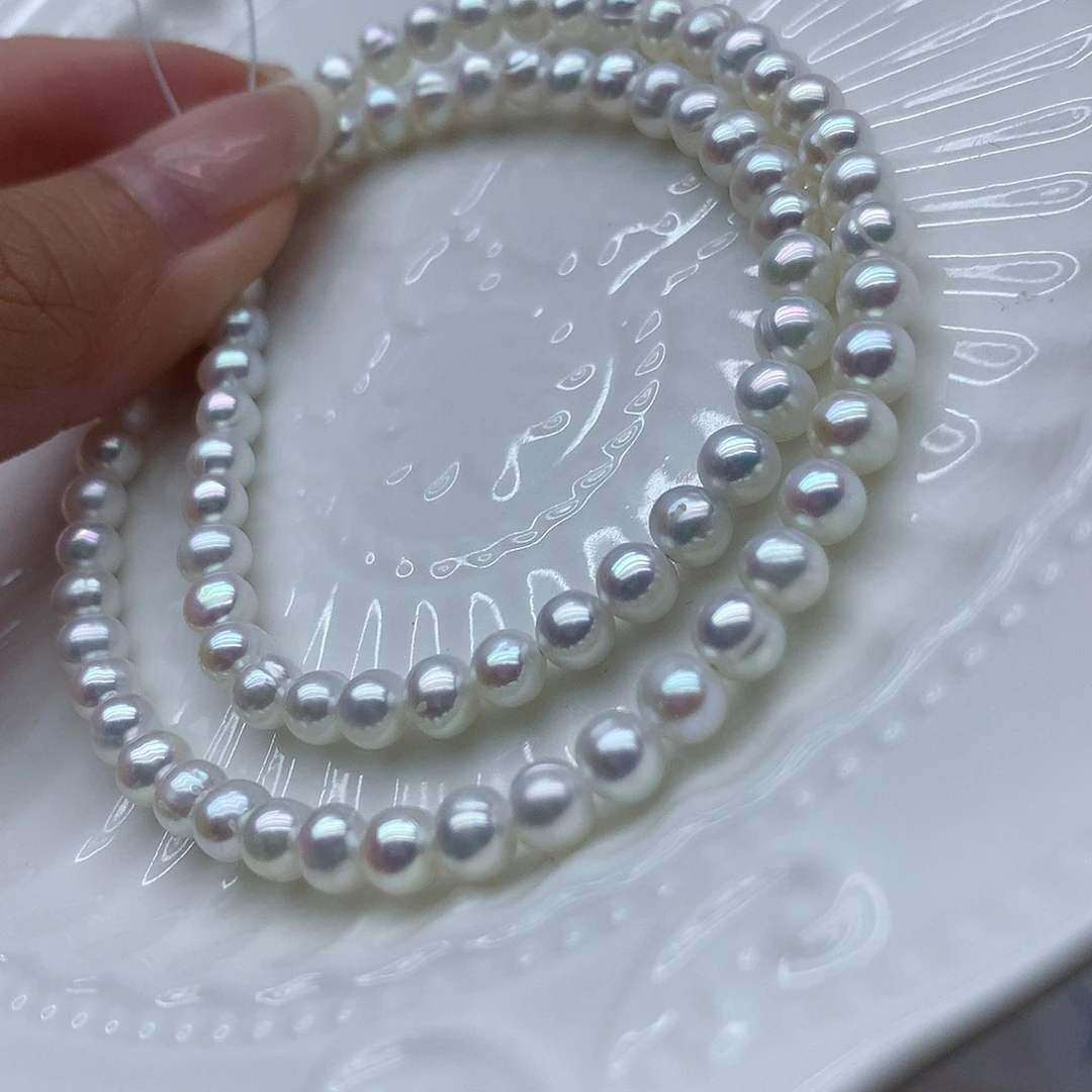 未镶嵌淡水珍珠4-5n29拆手链