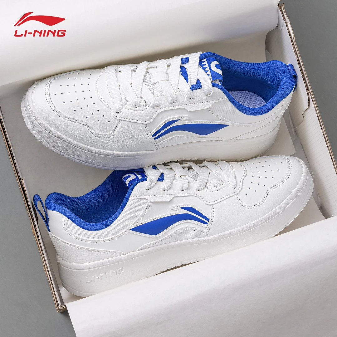 李宁初云男鞋板鞋2025夏季新款低帮滑板鞋轻便百搭时尚休闲鞋子男