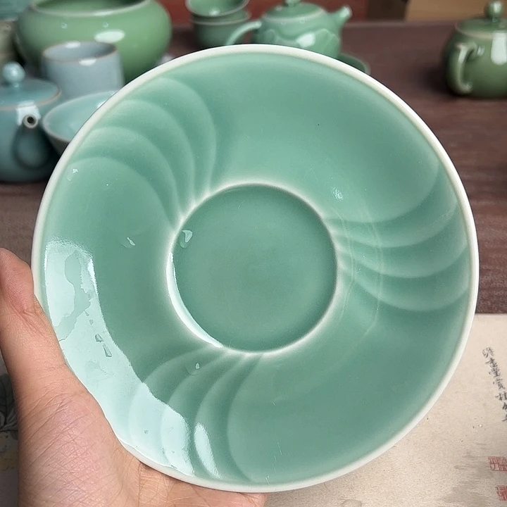 龙泉云间青瓷小米茶器