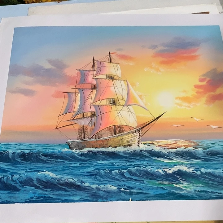 油画50*60手绘油画