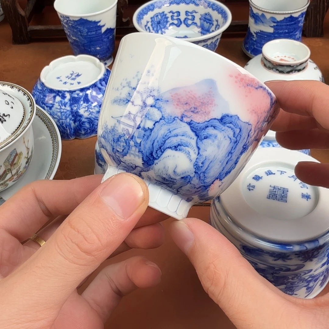 想***鱼景德镇瓷器精品放漏