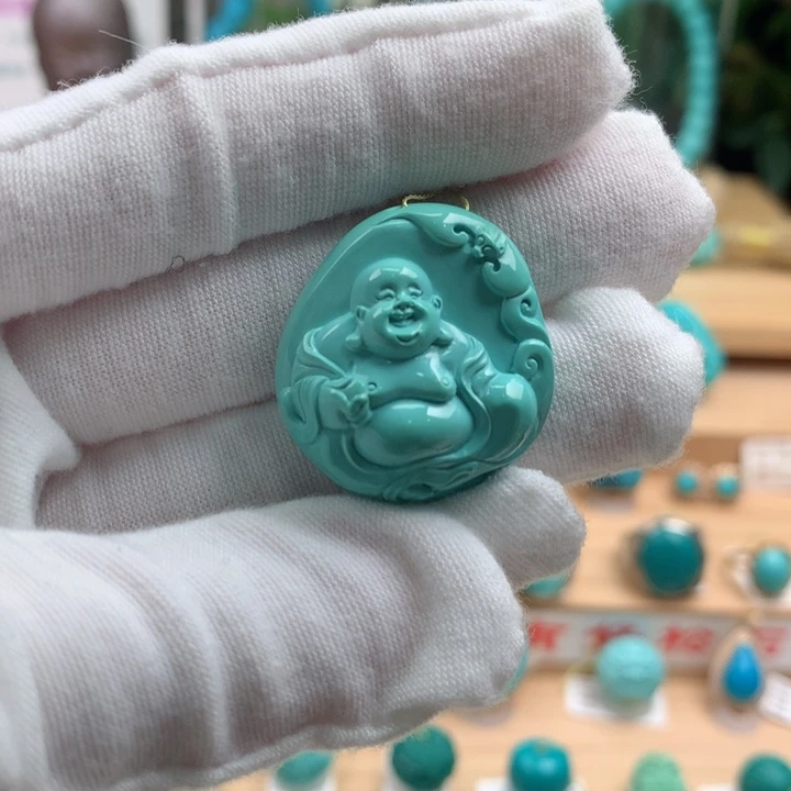 绿松石未镶嵌珠宝奇石