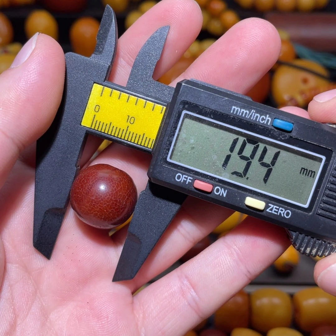 琥珀未镶嵌裸石苹果珠