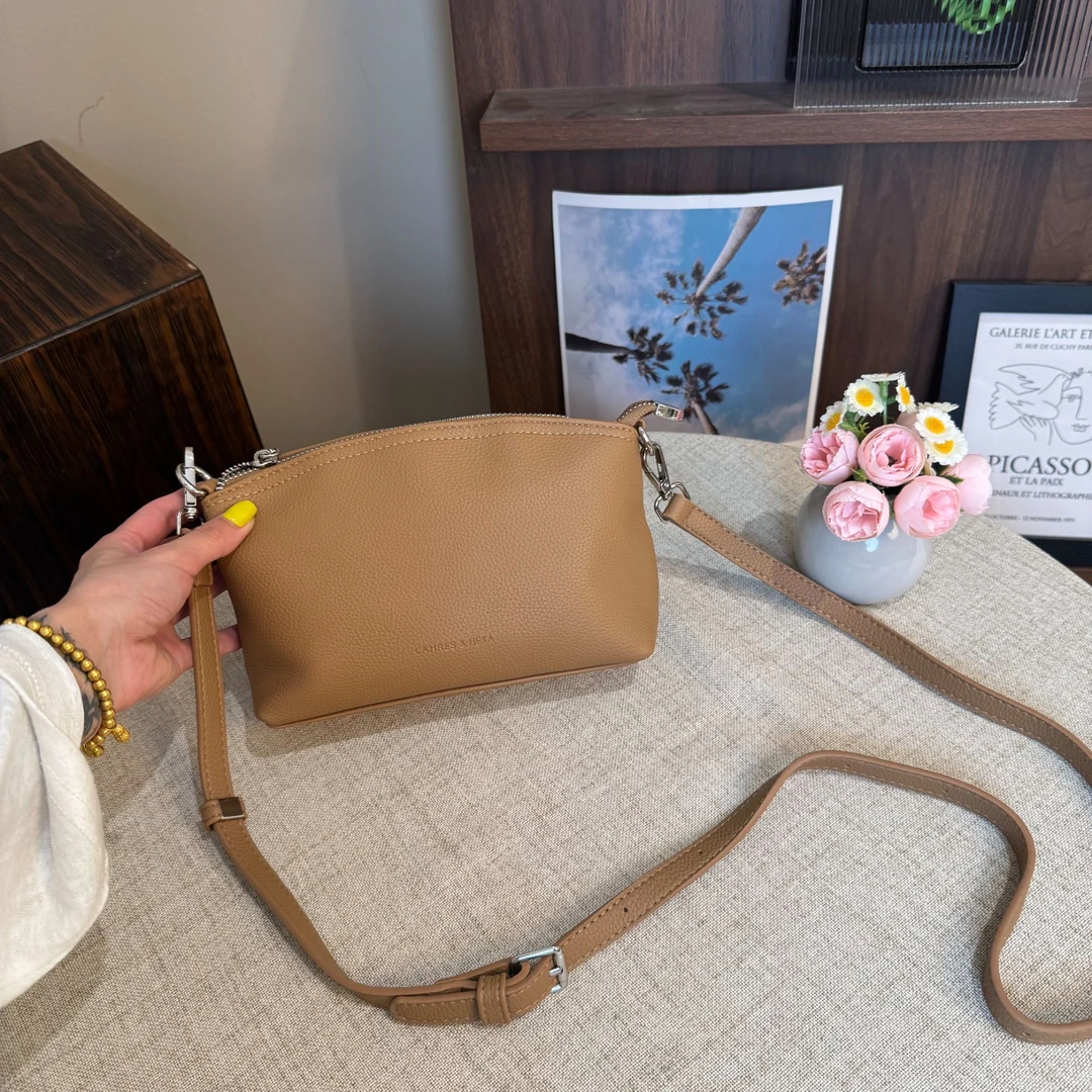 时尚贝壳包女韩版ins潮流百搭单肩包2025秋冬小众高级感休闲女包