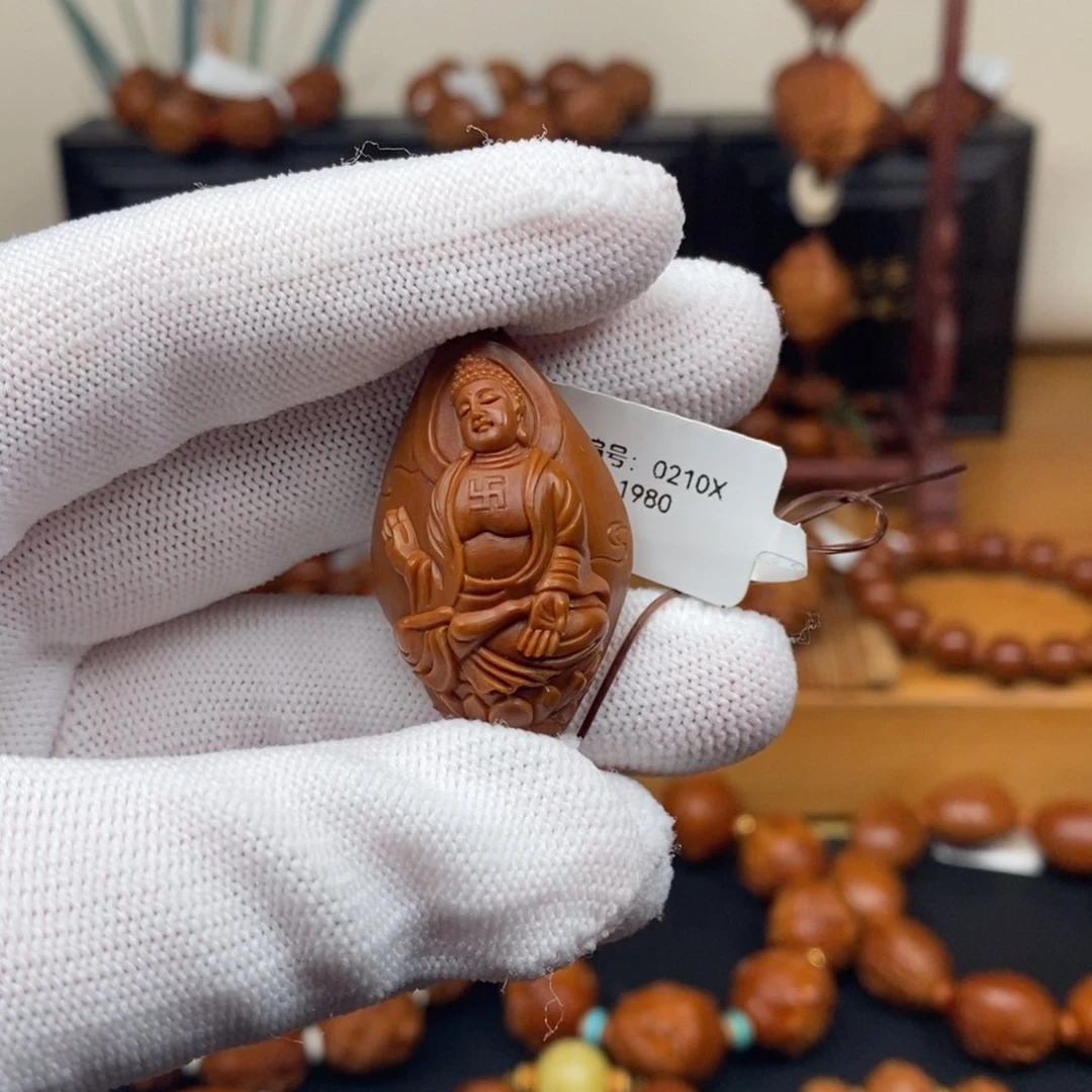 吊坠橄榄核许静健老师生肖守护神猪